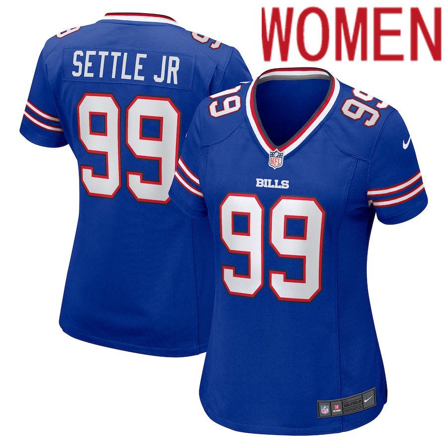 Women Buffalo Bills #99 Tim Settle Nike Royal Game NFL Jersey->indianapolis colts->NFL Jersey